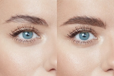 cejas microblading antes y despues
